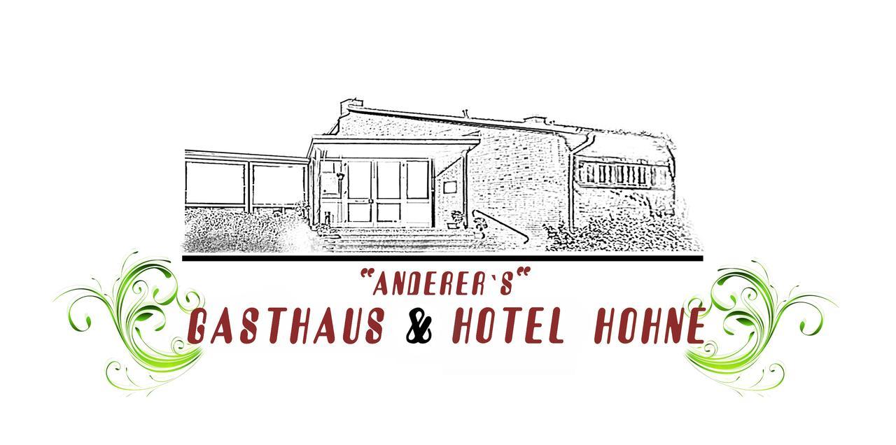 "Anderer'S" Gasthaus & Hotel Hohne מראה חיצוני תמונה